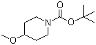 tert-Butyl 4-methoxy-1-piperidinecarboxylate molecular structure (CAS 188622-27-7)