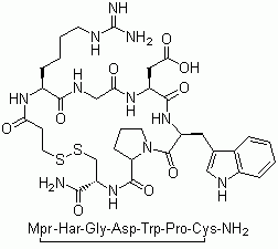 Eptifibatide molecular structure (CAS 188627-80-7)