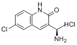 (R)-3-(1-aminoethyl)-6-chloroquinolin-2(1H)-one hydrochloride molecular structure (CAS 1887009-51-9)