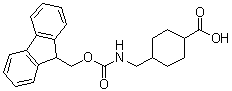 4-[[[(9H-Fluoren-9-ylmethoxy)carbonyl]amino]methyl]cyclohexanecarboxylic acid molecular structure (CAS 188715-40-4)
