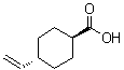 反式-4-乙烯基环己烷羧酸分子结构 (CAS 189044-30-2)