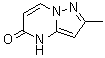 2-Methylpyrazolo[1,5-a]pyrimidin-5(4H)-one molecular structure (CAS 189116-35-6)