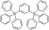 structure of CAS# 18920-16-6, 1,3-Bis(triphenylsilyl)benzene;1,3-Phenylenebis[triphenylsilane; m-Bis(triphenylsilyl)benzene