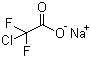 structure of CAS# 1895-39-2, Sodium chlorodifluoroacetate;Chlorodifluoroacetic acid sodium salt