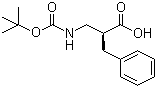 structure of CAS# 189619-55-4, (S)-2-Benzyl-3-(tert-Butoxycarbonylamino)propanoic acid