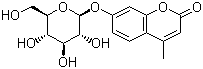 4-Methylumbelliferyl-beta-D-glucopyranoside molecular structure (CAS 18997-57-4)