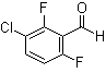 3-氯-2,6-二氟苯甲醛分子结构 (CAS 190011-87-1)
