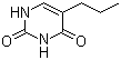 结构式 CAS# 19030-75-2, 5-丙基尿嘧啶