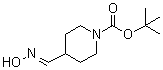 4-[(羟基亚胺)甲基]哌啶-1-羧酸叔丁酯分子结构 (CAS 190446-85-6)
