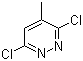 structure of CAS# 19064-64-3, 3,6-Dichloro-4-methylpyridazine
