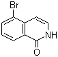 结构式 CAS# 190777-77-6, 5-溴-1(2H)-异喹啉酮