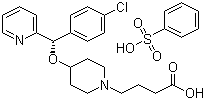 苯磺酸贝托司汀分子结构 (CAS 190786-44-8)