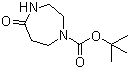 structure of CAS# 190900-21-1, 1-N-Boc-5-oxo-1,4-diazepane;5-Oxo-[1,4]diazepane-1-carboxylic acid tert-butyl ester