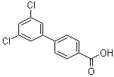 3',5'-Dichlorobiphenyl-4-carboxylic acid molecular structure (CAS 190911-79-6)
