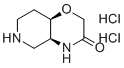 rac-(4aS,8aR)-Hexahydro-2H-pyrido[4,3-b][1,4]oxazin-3(4H)-one dihydrochloride molecular structure (CAS 1909295-00-6)