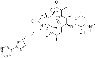 结构式 CAS# 191114-48-4, 泰利霉素