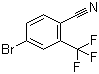 structure of CAS# 191165-13-6, 4-Bromo-2-(trifluoromethyl)benzonitrile