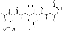 Acetyl-glutamyl-serinyl-methionyl-aspartal molecular structure (CAS 191338-87-1)