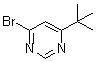 4-溴-6-叔丁基嘧啶分子结构 (CAS 19136-36-8)