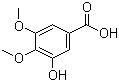 structure of CAS# 1916-08-1, 3-Hydroxy-4,5-dimethoxybenzoic acid;3,4-Dimethoxy-5-hydroxybenzoic acid