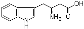 (S)-beta-氨基-1H-吲哚-3-丁酸分子结构 (CAS 192003-01-3)