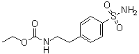 [2-[4-(Aminosulfonyl)phenyl]ethyl]carbamic acid ethyl ester molecular structure (CAS 192118-08-4)