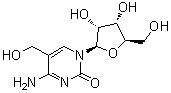 5-(Hydroxymethyl)cytidine molecular structure (CAS 19235-17-7)