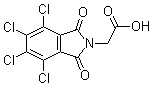 4,5,6,7-Tetrachloro-1,3-dioxo-2-isoindolineacetic acid molecular structure (CAS 19244-35-0)