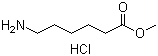 6-氨基己酸甲酯盐酸盐分子结构 (CAS 1926-80-3)