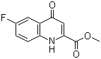 6-氟-4-氧代-1,4-二氢喹啉-2-甲酸甲酯分子结构 (CAS 19271-19-3)