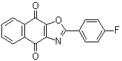structure of CAS# 192718-06-2, 2-(4-Fluorophenyl)naphth[2,3-d]oxazole-4,9-dione