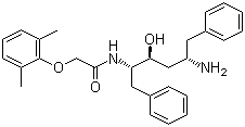 N-[(1S,2S,4S)-4-Amino-2-hydroxy-5-phenyl-1-(phenylmethyl)pentyl]-2-(2,6-dimethylphenoxy)acetamide molecular structure (CAS 192725-49-8)