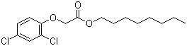 Octyl (2,4-dichlorophenoxy)acetate molecular structure (CAS 1928-44-5)