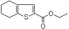 structure of CAS# 19282-45-2, 4,5,6,7-Tetrahydrobenzo[b]thiophene-2-carboxylic acid ethyl ester