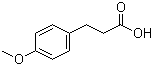structure of CAS# 1929-29-9, 3-(4-Methoxyphenyl)propionic acid;4-Methoxyhydrocinnamic acid