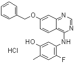 5-[(7-Benzyloxyquinazolin-4-yl)amino]-4-fluoro-2-methylphenol hydrochloride molecular structure (CAS 193000-39-4)