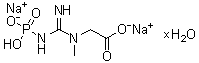 Disodium N-phosphocreatine hydrate molecular structure (CAS 19333-65-4)
