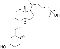 结构式 CAS# 19356-17-3, 骨化二醇