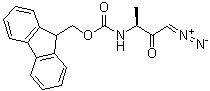 [(1S)-3-Diazo-1-methyl-2-oxopropyl]carbamic acid 9H-fluoren-9-ylmethyl ester molecular structure (CAS 193954-23-3)
