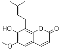 8-(Dimethylallyl)-7-hydroxy-6-methoxycoumarin molecular structure (CAS 19397-28-5)