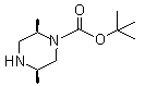 (2R,5R)-2,5-Dimethyl-1-piperazinecarboxylic acid 1,1-dimethylethyl ester molecular structure (CAS 194032-43-4)
