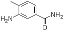 3-Amino-4-methylbenzamide molecular structure (CAS 19406-86-1)