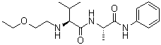 N-(2-Athoxyethyl)-L-valyl-N-phenyl-L-alaninamide molecular structure (CAS 194351-51-4)