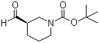 结构式 CAS# 194726-46-0, (R)-1-(叔丁氧羰基)-3-哌啶甲醛
