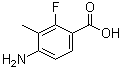 structure of CAS# 194804-84-7, 4-Amino-2-fluoro-3-methylbenzoic acid