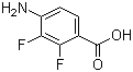 structure of CAS# 194804-85-8, 4-Amino-2,3-difluorobenzoic acid