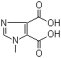 1-Methylimidazole-4,5-dicarboxylic acid molecular structure (CAS 19485-38-2)