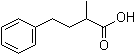structure of CAS# 1949-41-3, 2-Methyl-4-phenylbutanoic acid;2-Methyl-4-phenylbutyric acid; 2-Methyl-gamma-phenylbutyric acid; NSC 402998