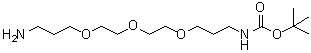 [3-[2-[2-(3-氨基丙氧基)乙氧基]乙氧基]丙基]氨基甲酸叔丁基酯分子结构 (CAS 194920-62-2)