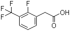 structure of CAS# 194943-83-4, 2-Fluoro-3-(trifluoromethyl)phenylacetic acid